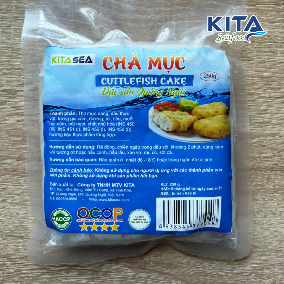 chả mực sống