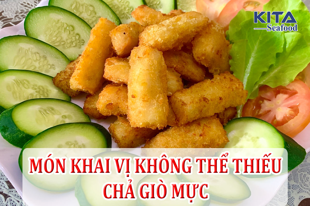 chả giò mực