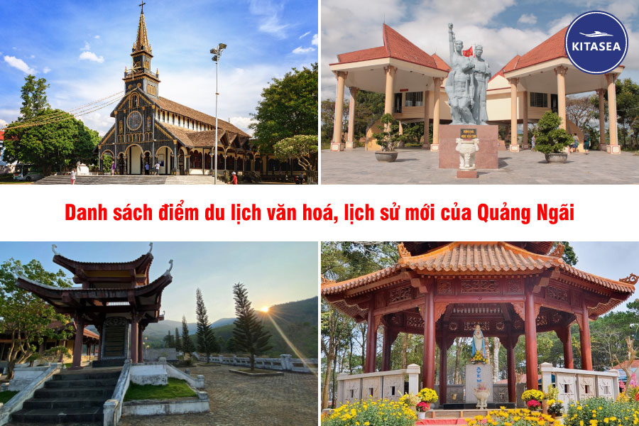 Danh sách điểm du lịch văn hoá, lịch sử mới của Quảng Ngãi